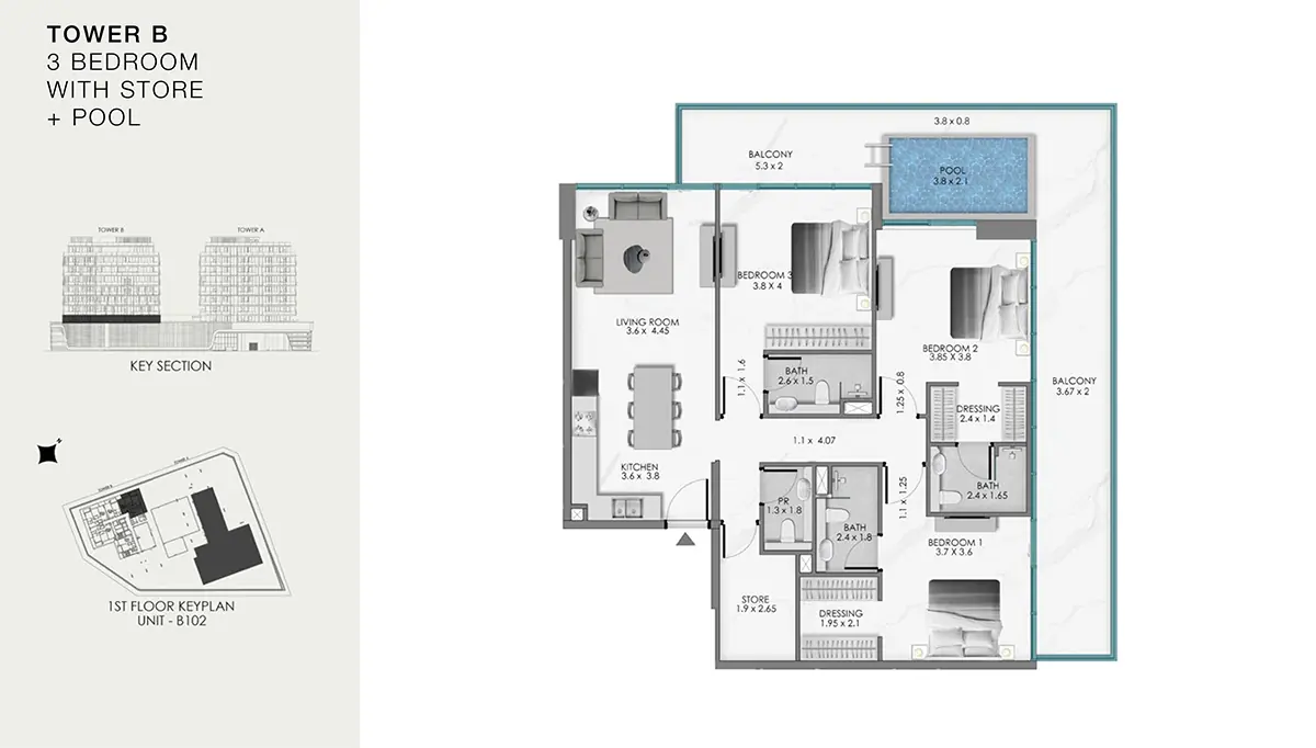 3 Bedroom
